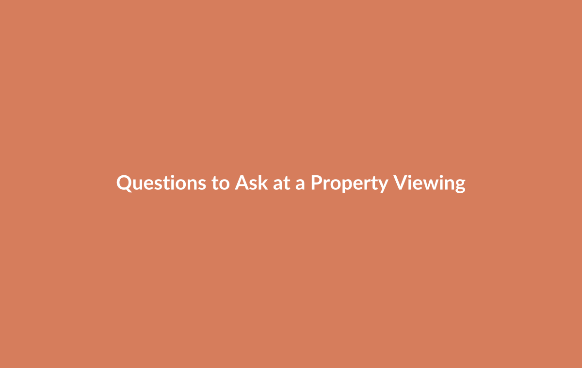 Buyer asking questions during property viewing with estate agent