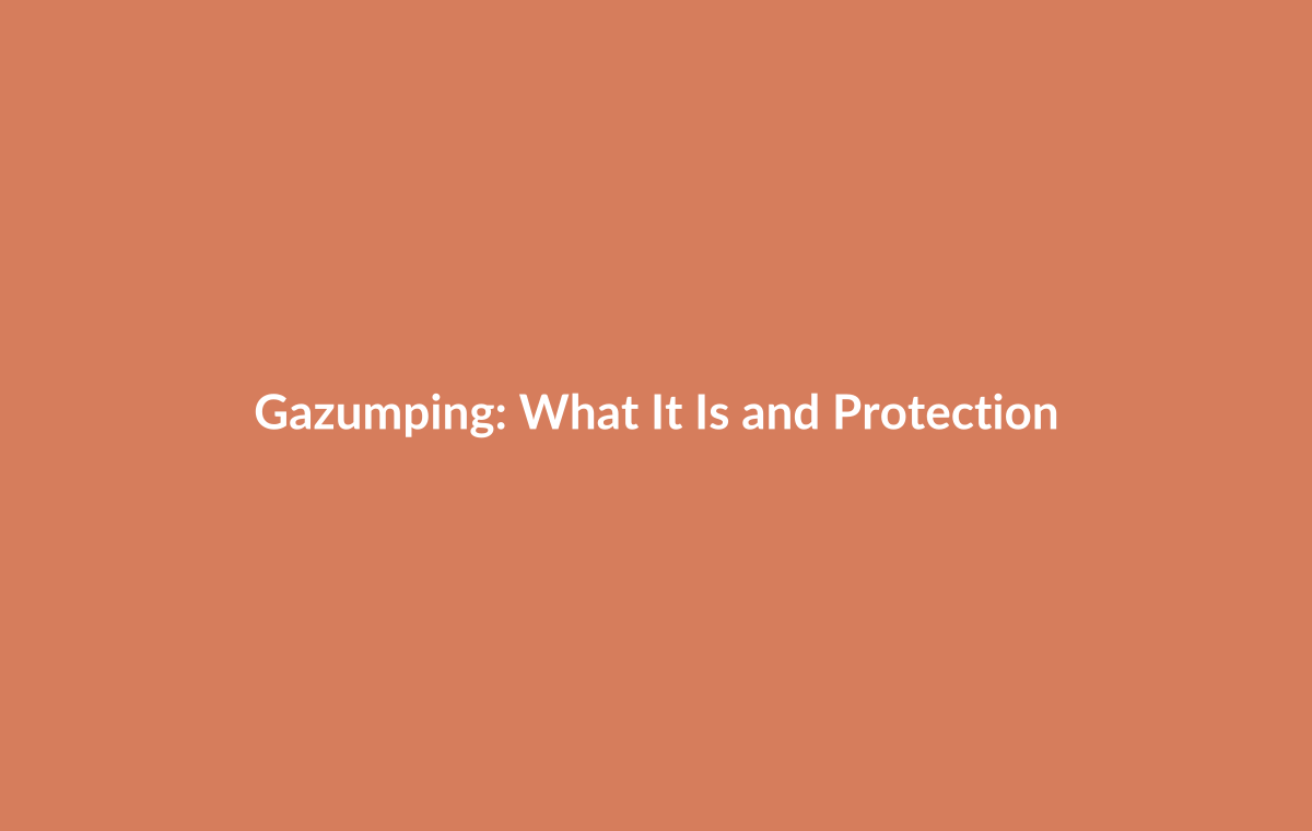 Gazumping risk visualization showing seller changing offers