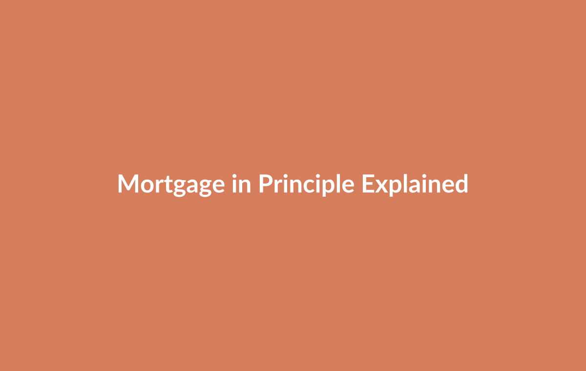 Lender approval document showing mortgage in principle offer