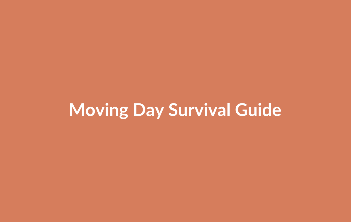 Moving day timeline and checklist for professional removal