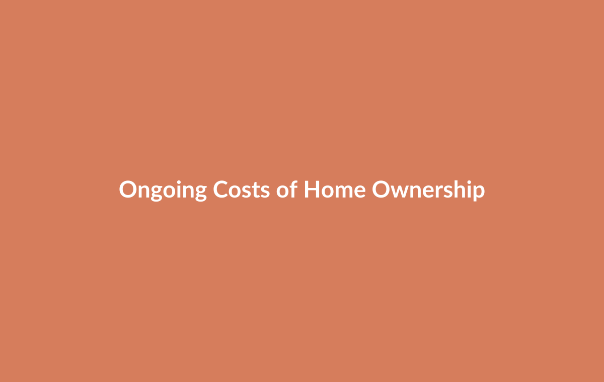 Annual homeownership costs breakdown: maintenance, insurance, utilities