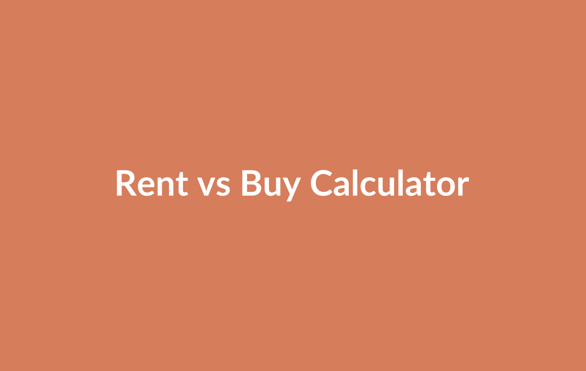 Rent vs buy financial comparison showing breakeven year