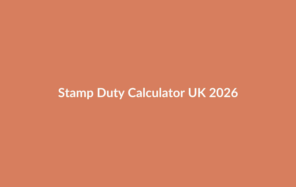 Interactive stamp duty calculator for UK property purchase